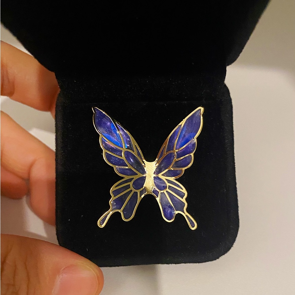 Butterfly ear cuff earrings